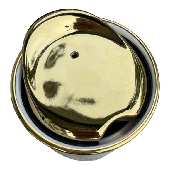 STARBUCKS MERMAID Ceramic Tumbler Gold Lid 2014 - Picture 8 of 11